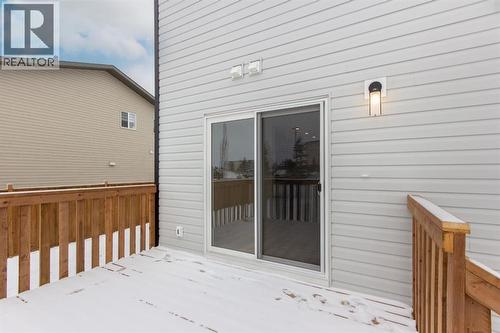 12 Trinity Street, Lacombe, AB - Outdoor With Deck Patio Veranda With Exterior