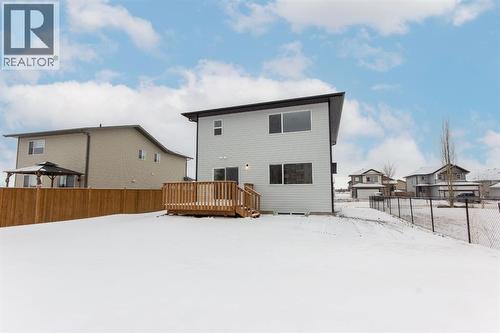 12 Trinity Street, Lacombe, AB - Outdoor With Deck Patio Veranda