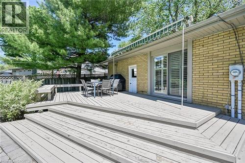 128 Oneida Boulevard, Ancaster, ON - Outdoor With Deck Patio Veranda With Exterior