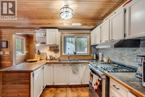 4453 Passmore Upper Road, Passmore, BC - Indoor Photo Showing Kitchen With Double Sink