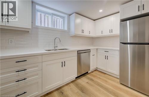 24 Alderney Avenue, Hamilton, ON - Indoor Photo Showing Kitchen With Double Sink