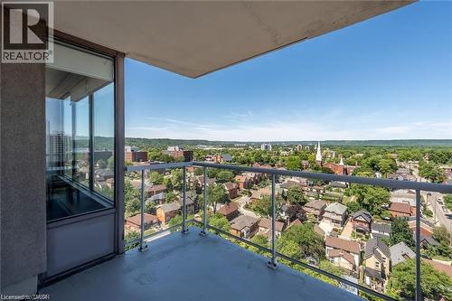 75 Queen Street N Unit# 1707, Hamilton, ON - Outdoor With Balcony With View With Exterior
