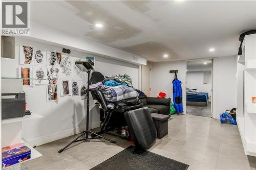 Workout room with recessed lighting - 126 Tisdale Street N, Hamilton, ON - Indoor