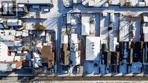 Aerial overview of property's location - 126 Tisdale Street N, Hamilton, ON - Outdoor