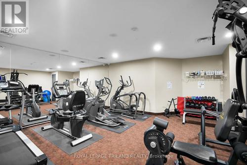 1206 - 250 Pall Mall Street, London East (East F), ON - Indoor Photo Showing Gym Room