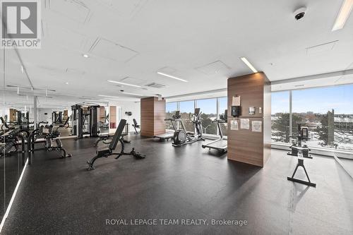 906 - 805 Carling Avenue, Ottawa, ON - Indoor Photo Showing Gym Room