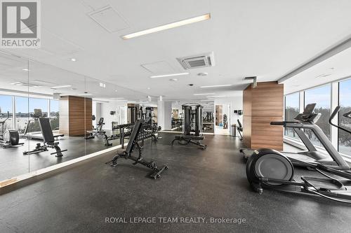 906 - 805 Carling Avenue, Ottawa, ON - Indoor Photo Showing Gym Room