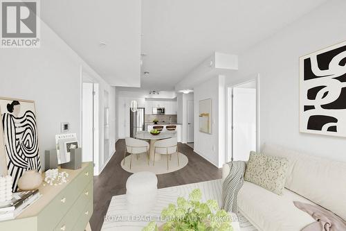 This photograph has been virtually staged. - 906 - 805 Carling Avenue, Ottawa, ON - Indoor