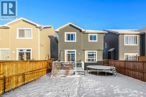 254 Silverado Plains Circle Sw, Calgary, AB - Outdoor With Deck Patio Veranda