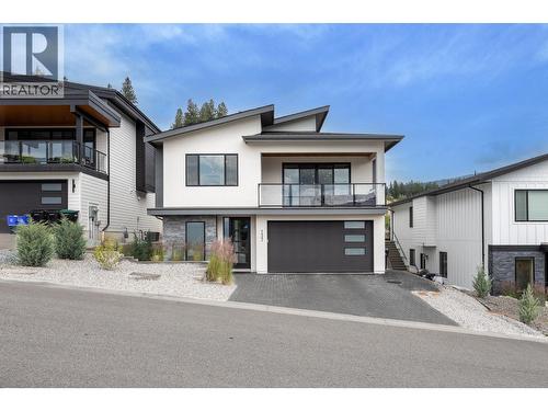 137 Whitefish Road, Vernon, BC - Outdoor With Balcony With Facade