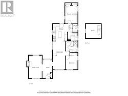 1st floor + attic room floorplan - 