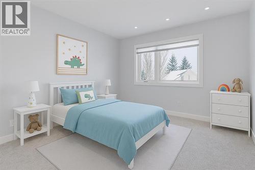 Bedroom 3 - 33 Douglasbank Rise Se, Calgary, AB - Indoor Photo Showing Bedroom