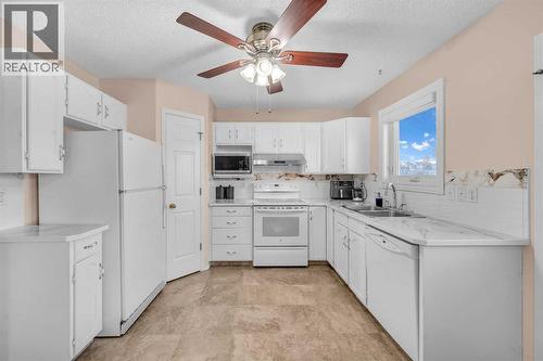 131 Coral Springs Circle Ne, Calgary, AB - Indoor Photo Showing Kitchen With Double Sink