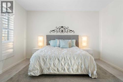 201 Harvest Creek Close Ne, Calgary, AB - Indoor Photo Showing Bedroom