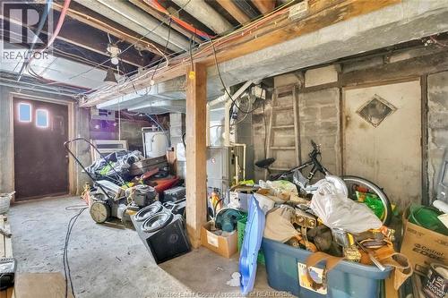 304 Langlois Avenue, Windsor, ON - Indoor Photo Showing Basement