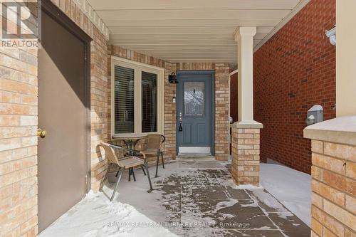 Covered Porch Entrance with Prof Stone Landscaping - 407 Seneca Court, Newmarket, ON - Outdoor With Deck Patio Veranda With Exterior