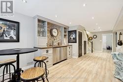 Upgraded Laminate Flooring - space for games & fun - 