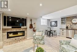 Fireplace with Stone surround - 