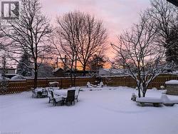Views from the Great Room of the beautiful winter backyard - 