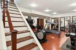Open Rec Room/ Gym and Family Room lower level - 