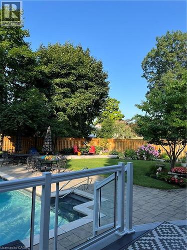 20'x40' outstanding heated inground pool - 29 Woodside Drive, Hamilton, ON - Outdoor With In Ground Pool