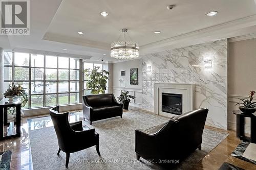 512 - 11 Townsgate Drive, Vaughan, ON - Indoor With Fireplace