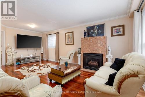 144 Claremont Lane, Vaughan, ON - Indoor Photo Showing Living Room With Fireplace
