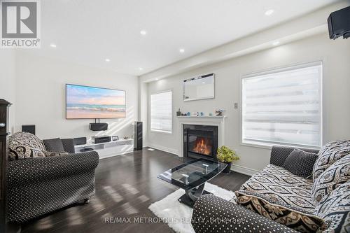43 El Camino Way, Brampton, ON - Indoor Photo Showing Living Room With Fireplace
