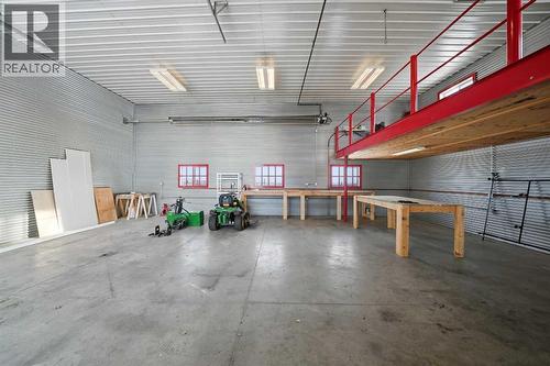 30x40 Shop W/ Radiant Heat - 15 26534 Township Road 384, Rural Red Deer County, AB - Indoor Photo Showing Garage
