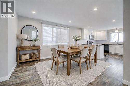 Virtually Staged - 203 1 Street, Shaughnessy, AB - Indoor Photo Showing Dining Room