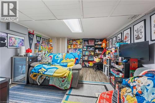 Playroom featuring light wood-style flooring - 234 Head Street N, Simcoe, ON - Indoor