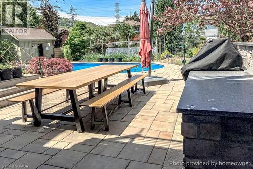 158 Ewen Road, Hamilton, ON - Outdoor With In Ground Pool With Deck Patio Veranda