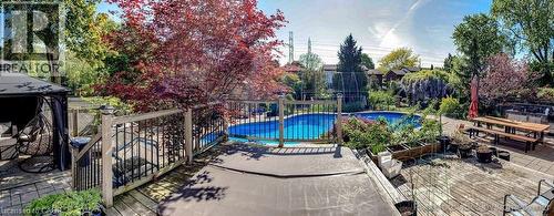 158 Ewen Road, Hamilton, ON - Outdoor With In Ground Pool