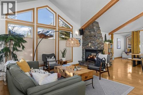 1712 11Th Avenue, Canmore, AB - Indoor With Fireplace