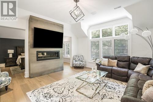 231 Wedgewood Drive, Oakville, ON - Indoor Photo Showing Living Room With Fireplace