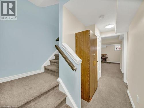 Stairway with carpet and baseboards - 29 Amsterdam Crescent, Guelph, ON - Indoor Photo Showing Other Room