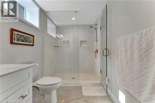 Full bathroom featuring a shower stall and vanity - 107 Forbes Crescent, Listowel, ON - Indoor Photo Showing Bathroom
