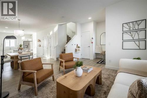 67 Appaloosa Way, Cochrane, AB - Indoor Photo Showing Living Room