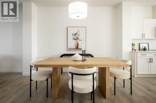 67 Appaloosa Way, Cochrane, AB - Indoor Photo Showing Dining Room