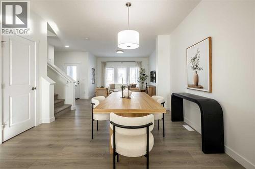 67 Appaloosa Way, Cochrane, AB - Indoor Photo Showing Dining Room