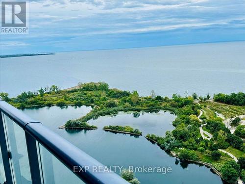 3404 - 59 Annie Craig Drive, Toronto, ON - Outdoor With Body Of Water With Balcony With View