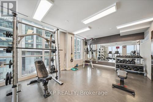 3404 - 59 Annie Craig Drive, Toronto, ON - Indoor Photo Showing Gym Room