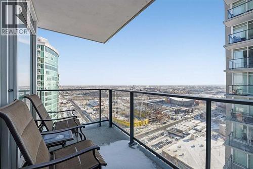 2804, 1122 3 Street Se, Calgary, AB - Outdoor With Balcony With View With Exterior