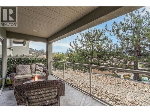 Downstairs Patio - 2455 Quail Ridge Boulevard Unit# 213, Kelowna, BC - Outdoor With Deck Patio Veranda With Exterior