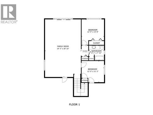 Floorplan Basement - 2455 Quail Ridge Boulevard Unit# 213, Kelowna, BC - Other