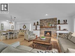 Cozy Rock Gas Fireplace - 