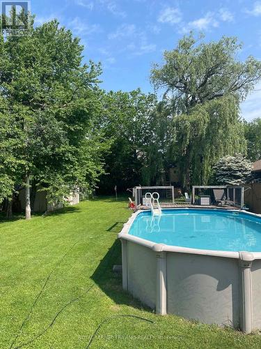 662 Eden Avenue, London South (South R), ON - Outdoor With Above Ground Pool With Backyard