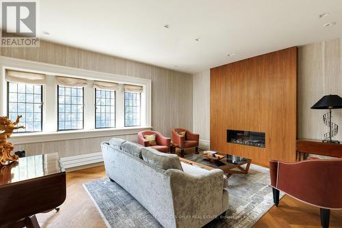 5 Thornwood Road, Toronto, ON - Indoor Photo Showing Living Room With Fireplace