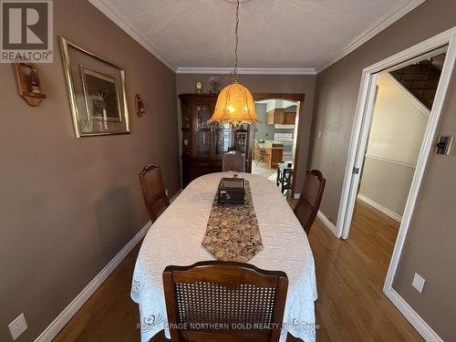 101 First Street, Kirkland Lake (Kl & Area), ON - Indoor Photo Showing Dining Room