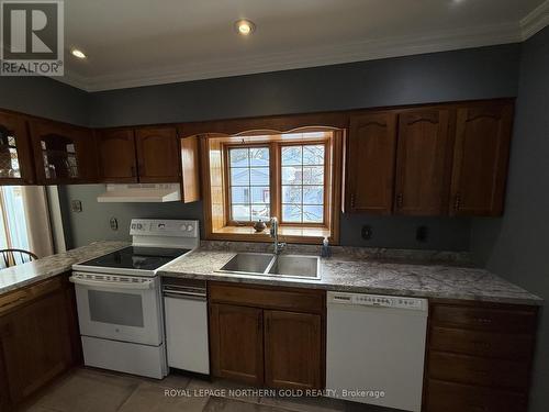 101 First Street, Kirkland Lake (Kl & Area), ON - Indoor Photo Showing Kitchen With Double Sink